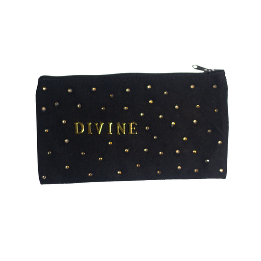 Divine Affirmation Bag – Elegant Multi-Use Cosmetic & Essentials Bag
